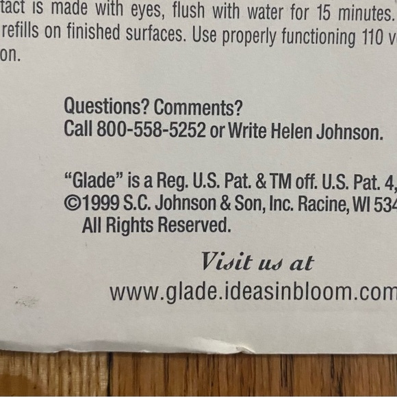 New Vintage 1999 Glade Plug Ins Value Pack Country Gardens Tropical 10 Refills - Picture 3 of 3